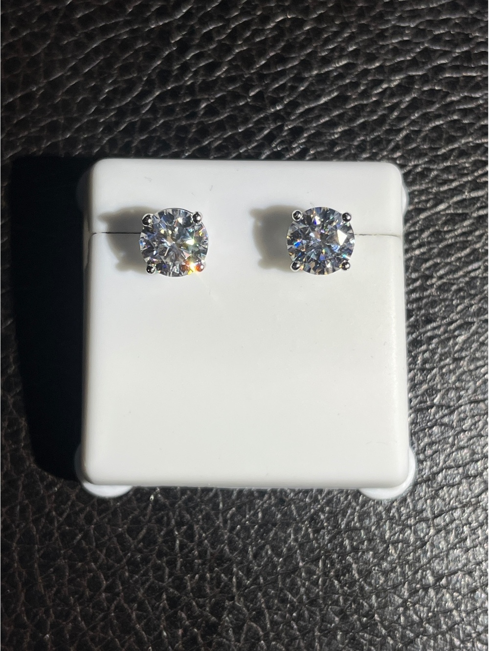 GRA Moissanite, pure 925 sterling silver